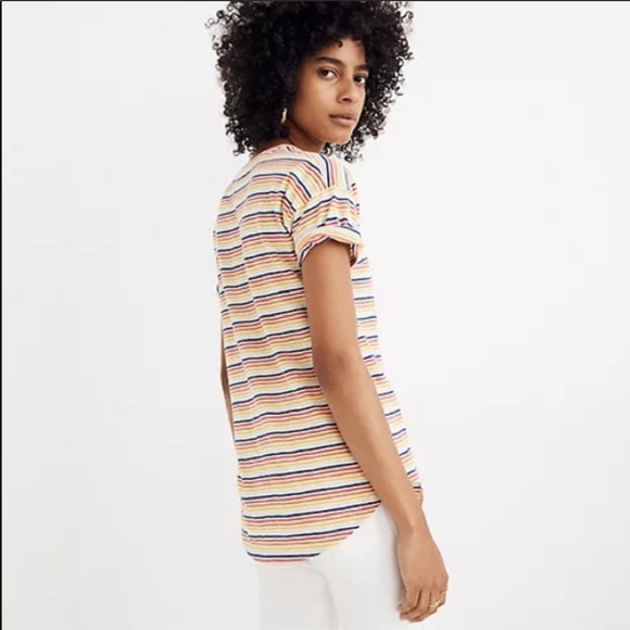 Madewell Rainbow Crewneck Tshirt - Picture 4 of 12